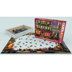 Puzzle 1000 pièces - Restaurant "Au chapeau Rouge"