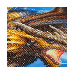 Kit tableau à diamanter Crytal Art 40x50cm - Clan des Dragons