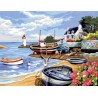Peinture par numéros 30x40cm - Rivage breton