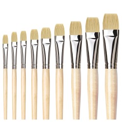 Brosse plate Chunéo en soies synthétiques, série 7129