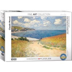 Puzzle 1000 pièces - Chemin dans les blés de Claude Monet
