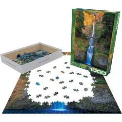 Puzzle 1000 pièces - Chutes de Multnomah, Oregon