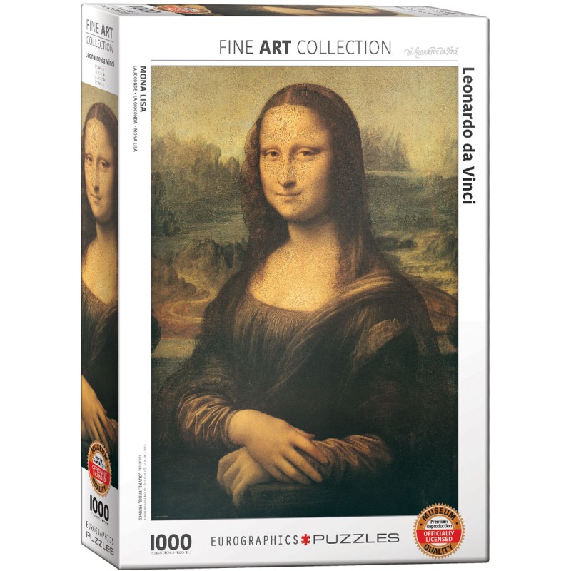 Puzzle 1000 pièces - La Joconde de Léonard de Vinci