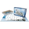 Puzzle 1000 pièces - Ours polaire et ourson
