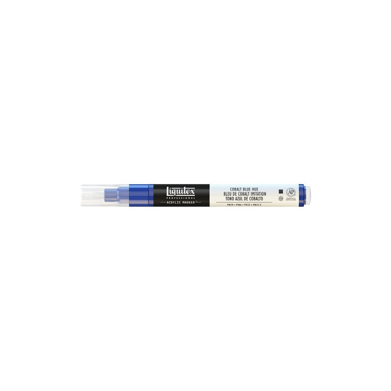 Marqueurs peinture acrylique Acrylic Marker - Pointe Fine 1,2 mm Noir  Pailleté