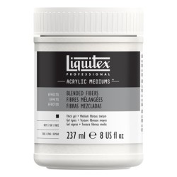 Médium gel de texture fibres mélangées Liquitex, pot 237ml