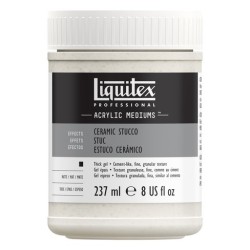 Médium gel de texture stuc Liquitex, pot 237ml