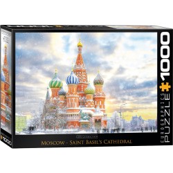 Puzzle 1000 pièces - Cathédrale St Basil à Moscou