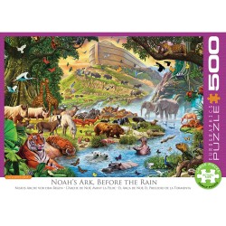 Puzzle 500 pièces - L'Arche de Noé avant la pluie, de Steve Crisp