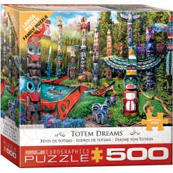 Puzzle 500 pièces - Rêve de totems, de Jason Taylor