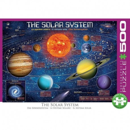 Puzzle 500 pièces - Le système solaire