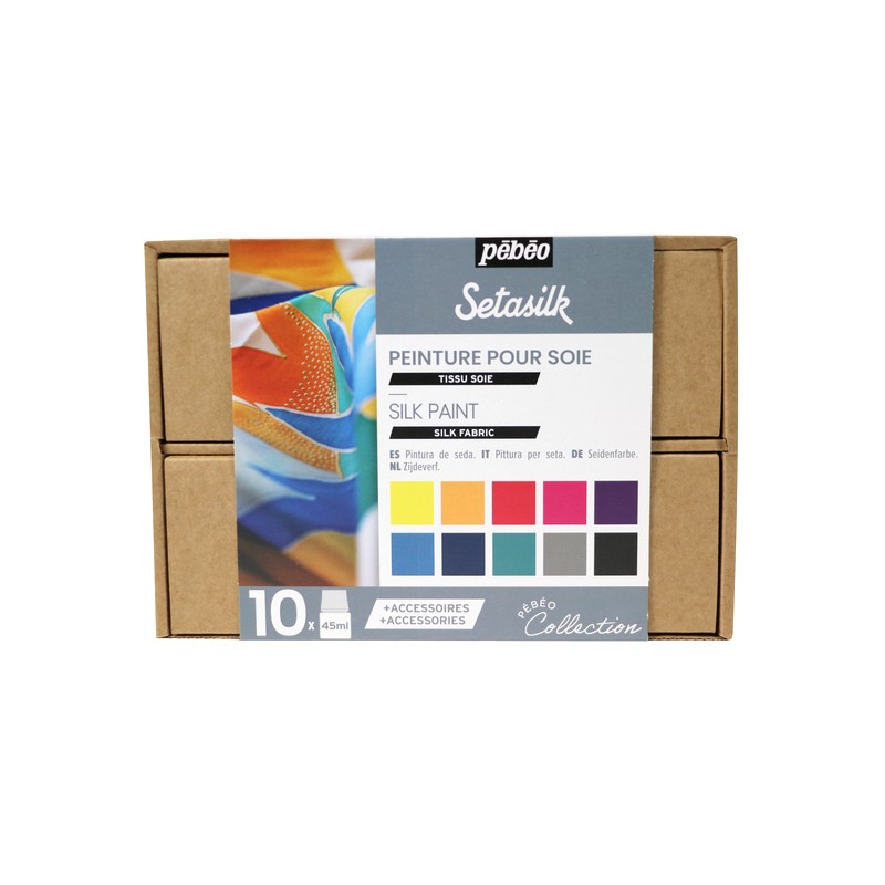 Coffret Collection peinture Sétasilk 10x45 ml