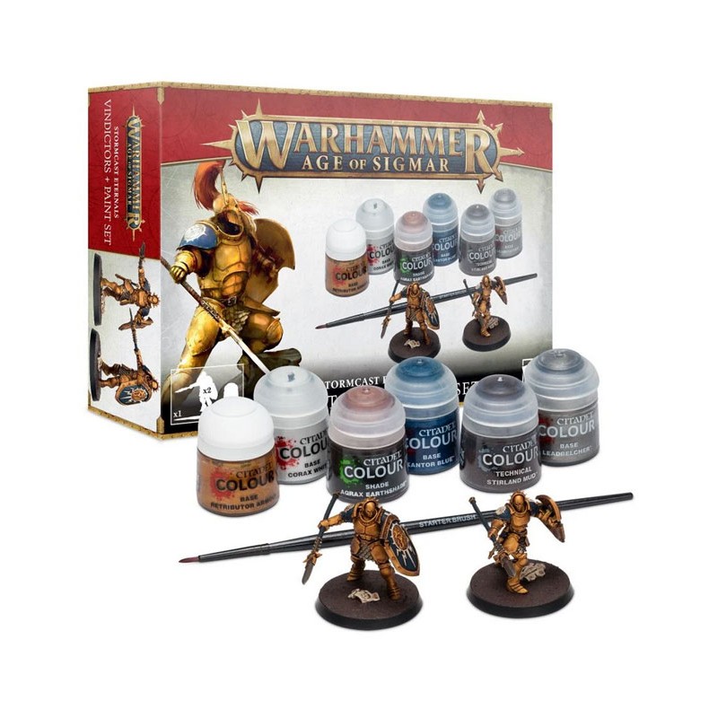 Set Stormcast Eternals Vindictors 2 figurines à assembler + peinture