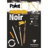 Bloc multi-technique Paint On Noir 250 g/m², 20 fls collées