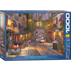 Puzzle 1000 pièces - Rue Piétonne Française