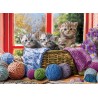 Puzzle 500 pièces - Chatons Au Tricot