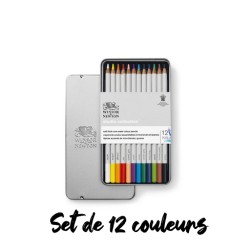 Boîte de crayons de couleurs aquarellables Winsor Newton