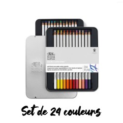 Boîte de crayons de couleurs aquarellables Winsor Newton