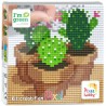 Kit Créatif Pixel tableau 12x12cm - Cactus