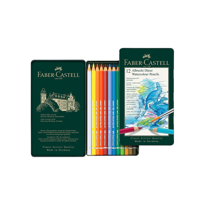 Boîte métal de crayons aquarellables Albrecht Dürer - Faber Castell