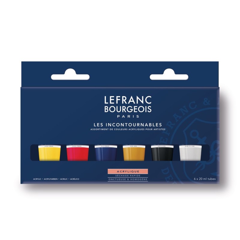 Sets de peinture acrylique Fine 20ml Lefranc Bourgeois