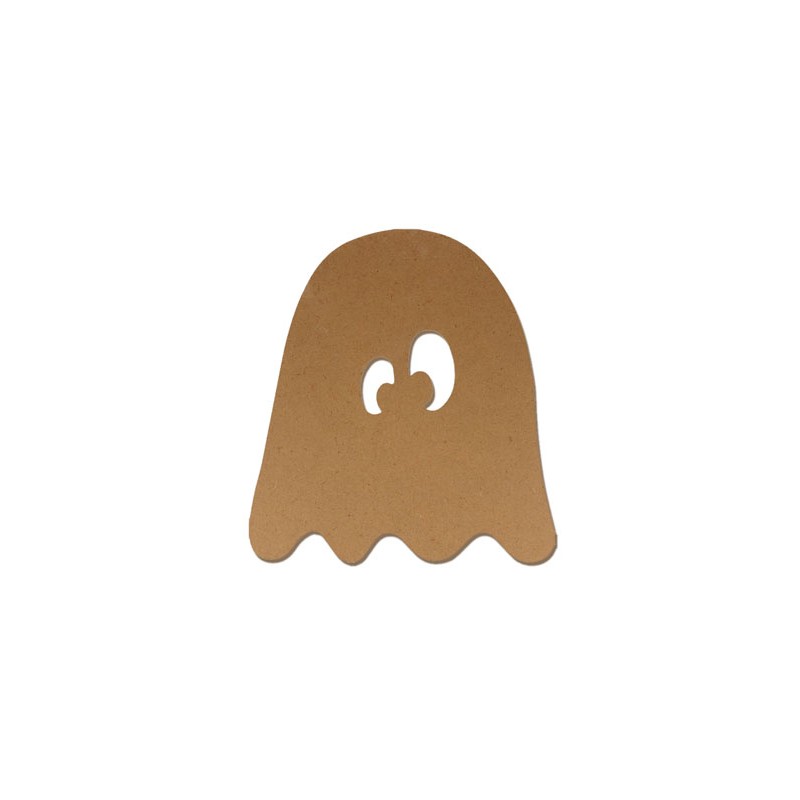 Silhouette MDF à peindre - Fantôme 13,7x15cm