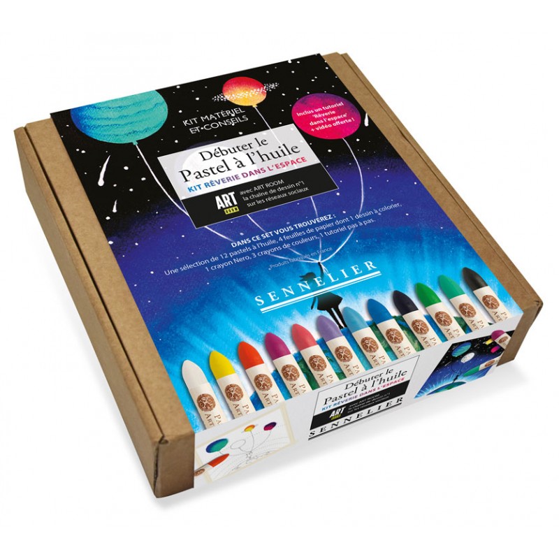 Set Débuter le pastel à l'huile Rêverie dans l'espace