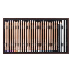 Coffret bois Expert de 76 crayons de couleur Luminance 6901