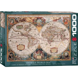 Puzzle 1000 pièces - Carte du Monde antique