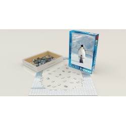 Puzzle 1000 pièces - Manchot et son petit
