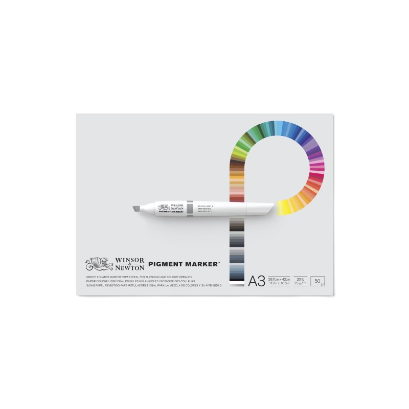 Bloc pour marqueurs Pigment Marker 75g/m², 50 fls