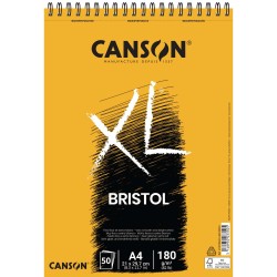 Blocs XL Bristol 180g/m² Canson, 50 fls spiralées