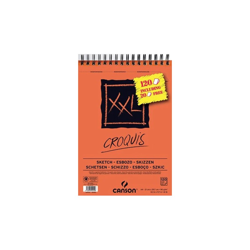 Bloc note papier Canson Bloc de 50 feuilles A3 XL® Dessin