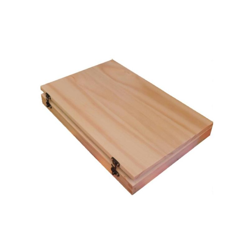 Boîte de rangement pour peinture à pigments en bois, support pour