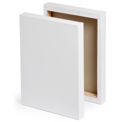 Châssis entoilé 3D en coton à grain moyen 335g/m²