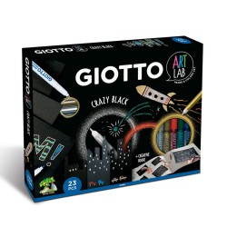 Coffret activités enfant Giotto Art Lab - Crazy Black