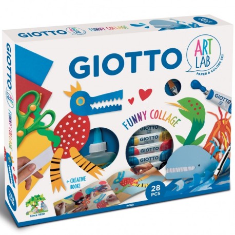Coffret activités enfant Giotto Art Lab - Funny Collage