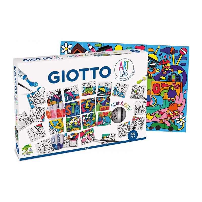 Coffret activités enfant Giotto Art Lab - Color & Puzzle