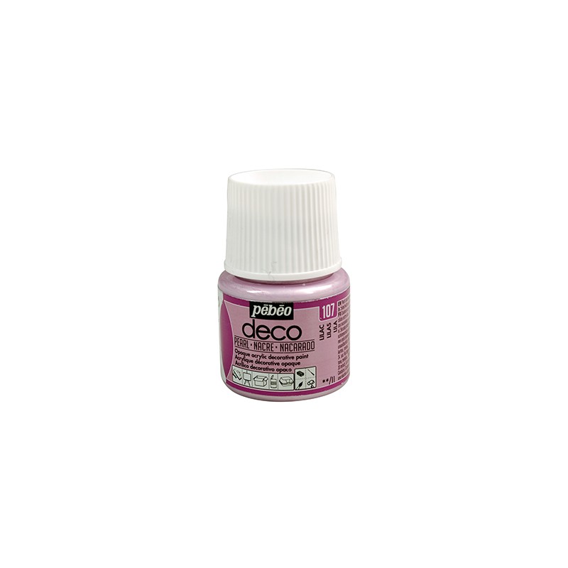Peinture Déco nacré, flacon 45 ml