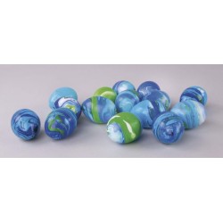 Kit de 24 oeufs à marbrer, tons froids