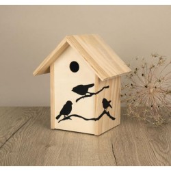 Kit Nichoir en bois 25x19x14 cm