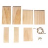 Kit DIY - Mangeoire à oiseaux 25x19,5x9,8cm