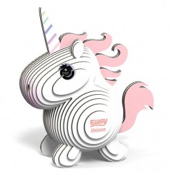 Maquette animal 3D à monter en carton Eugy - Licorne