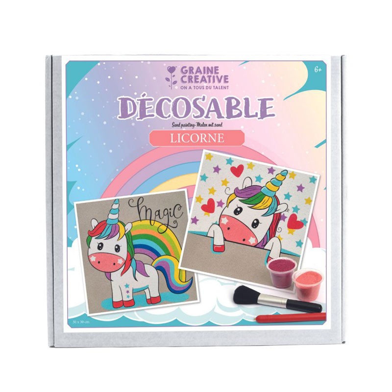 Kit DécoSable Licorne