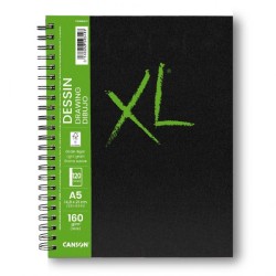 Carnets de dessin XL 160 g/m² Canson, feuilles spiralées
