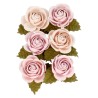 Fleurs en papier x6pcs - Secret Garden