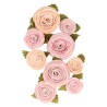 Fleurs en papier x9pcs - Secret Garden