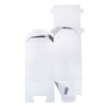 Set de boîtes carton pliantes Maison 7,5x7,5x14cm x12pcs - blanc