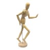 Mannequin articulé en bois Unisexe