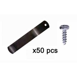 Tournettes pour châssis et cadre 50mm + vis - Sachet de 50